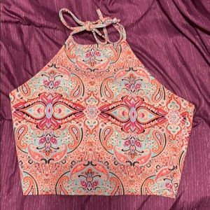 Patterned crop top